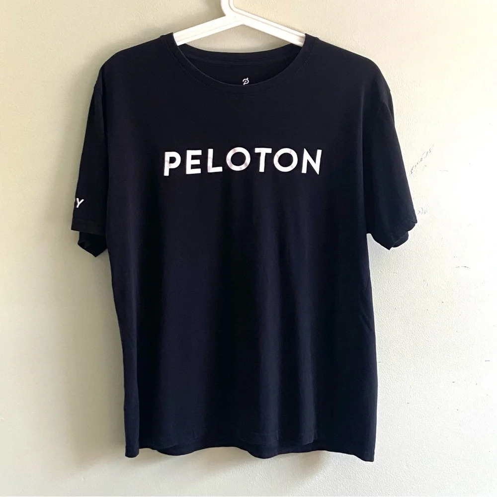 Peloton Century 100 Club preshrunk 100% cotton short sleeve tee Size M